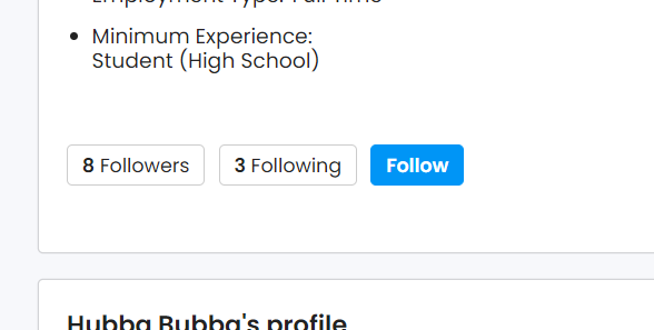 Followers classifieds addon buttons