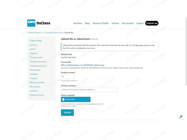 Virtual Products Plugin - Osclass plugins - OsclassPoint.com