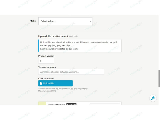 OsclassPoint.com - Virtual Products Plugin