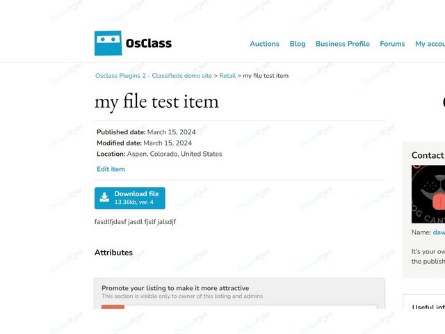 Osclass plugins - Payments & Ecommerce - OsclassPoint.com