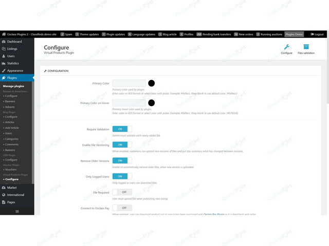 Virtual Products Plugin
