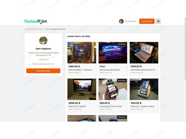 Osclass themes - Classifieds & Marketplace - OsclassPoint.com