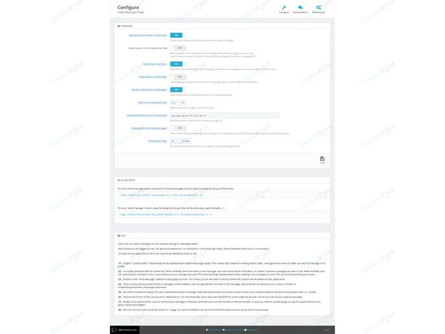 Instant Messenger Plugin - Chat & Messaging - Osclass plugins