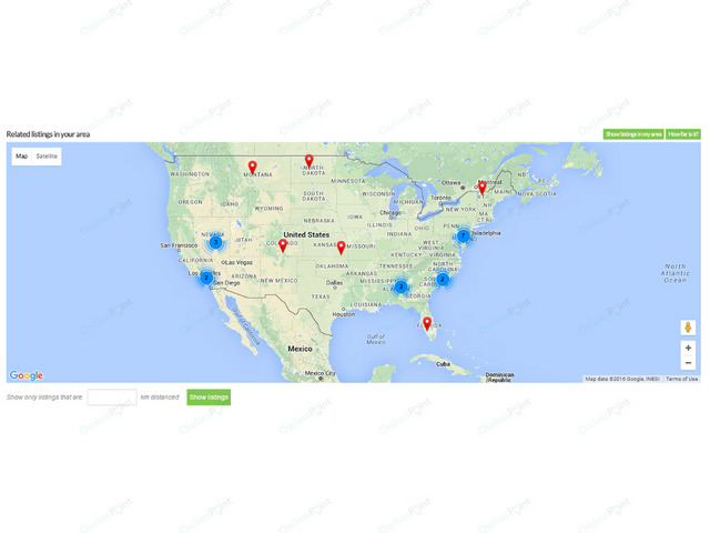 Radius Search Plugin - Attributes, Fields & Maps - Osclass plugins
