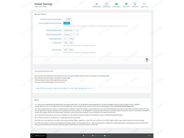 Attributes, Fields & Maps - Radius Search Plugin