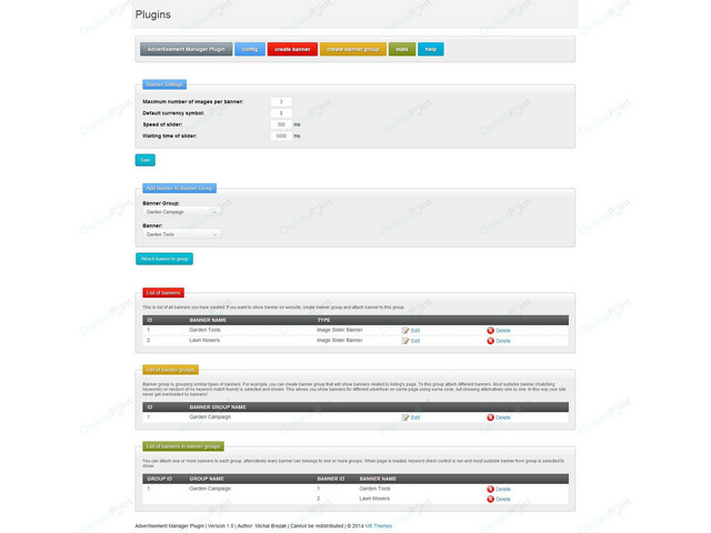 Advertisement Manager Plugin - Ads & Marketing - Osclass plugins