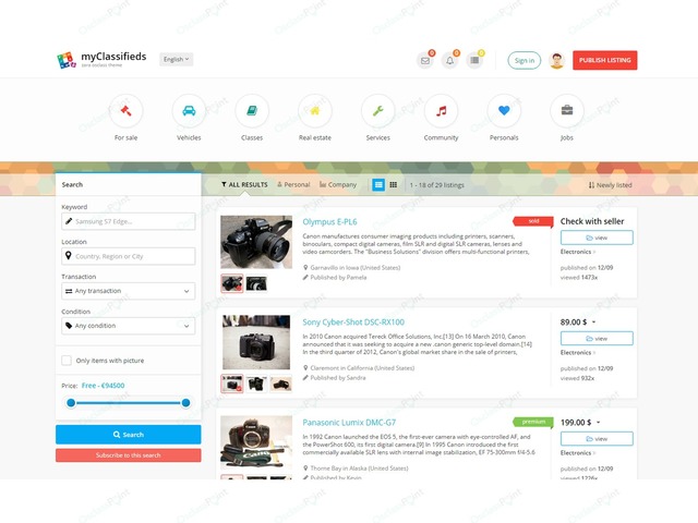 Veronika Osclass Theme