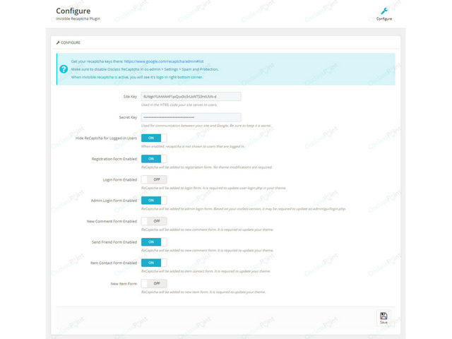 Invisible reCaptcha Plugin - Osclass plugins - OsclassPoint.com