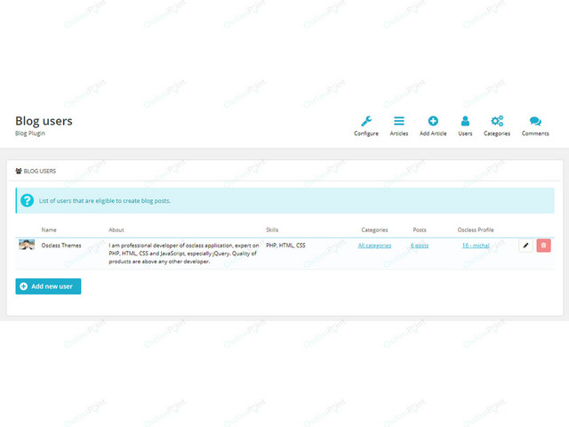 Osclass Blog and News Plugin