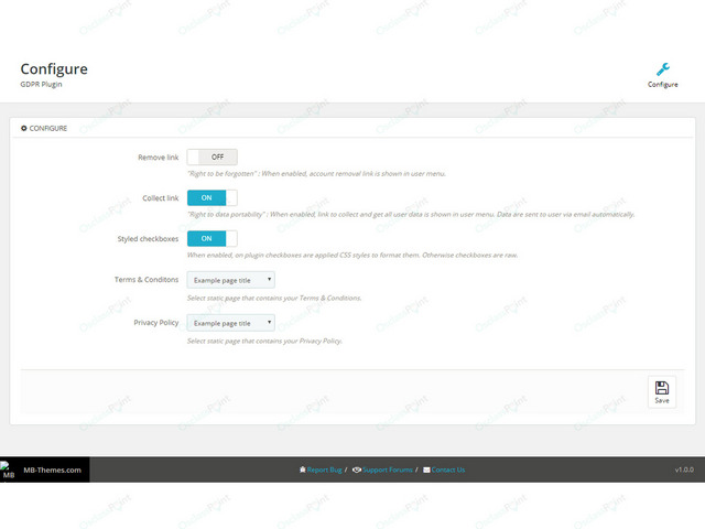 Osclass GDPR Plugin - Ads & Marketing - Osclass plugins