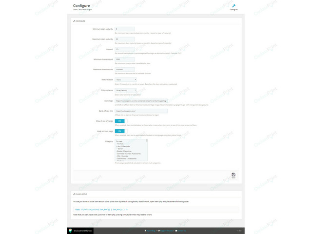 Loan Calculator Osclass Plugin - Osclass plugins - OsclassPoint.com