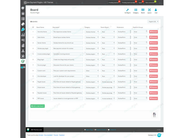 Forums Osclass Plugin