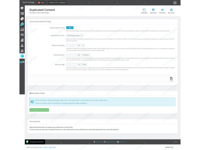 Anti-Spam and Bot Protection Osclass Plugin - Security & Anti-Spam - Osclass plugins