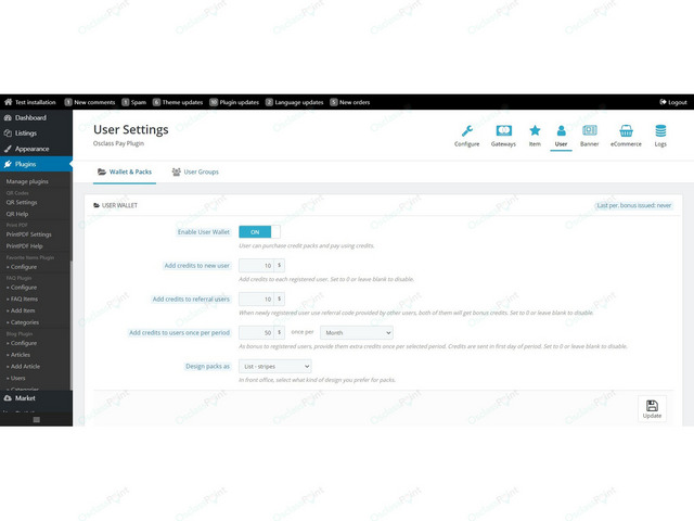 Osclass Pay Payment Plugin