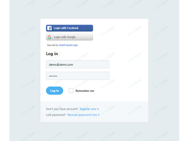 Authenticate Osclass Plugin - Login & Social - Osclass plugins