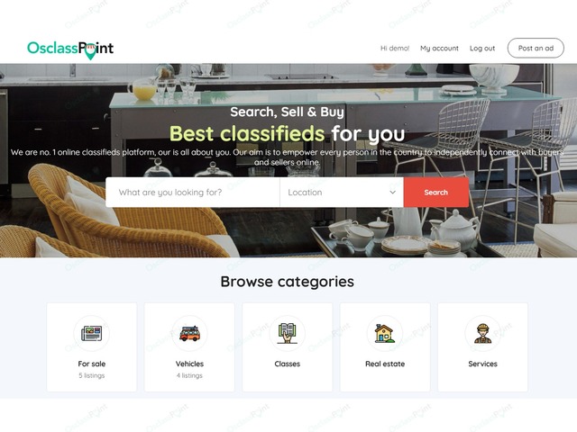 Beta Osclass Theme