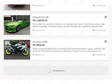 Infinite Scroll Osclass Plugin - Design & Interface - Osclass plugins