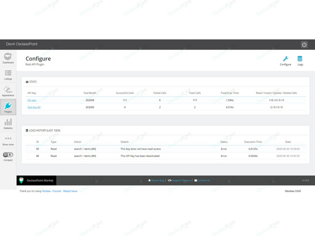 Rest API Osclass Plugin - Osclass plugins - OsclassPoint.com