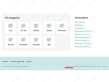 Cookie Language Osclass Plugin - Design & Interface - Osclass plugins