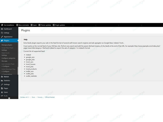 Extra Feeds Osclass Plugin - Ads & Marketing - Osclass plugins