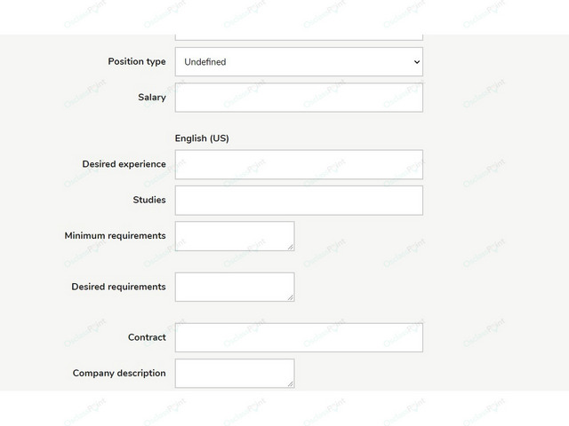 Jobs Attributes Osclass Plugin - Attributes, Fields & Maps - Osclass plugins