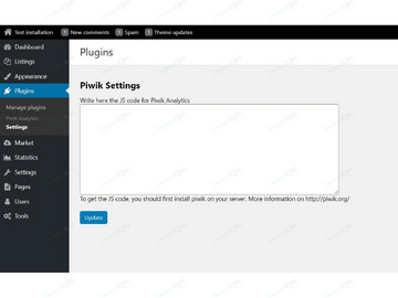 Piwik Web Analytics Osclass Plugin - Ads & Marketing - Osclass plugins