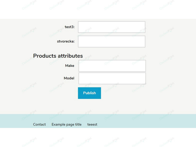 Product Attributes Osclass Plugin - Attributes, Fields & Maps - Osclass plugins