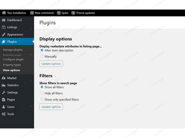 OsclassPoint.com - Real-Estates Attributes Osclass Plugin