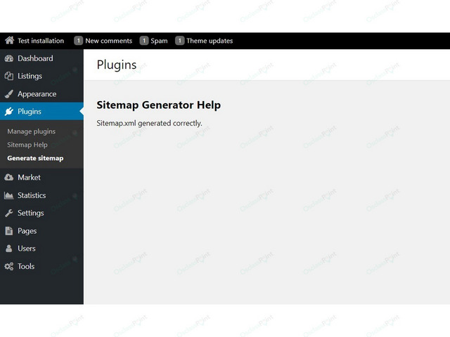 OsclassPoint.com - Sitemap Generator Osclass Plugin