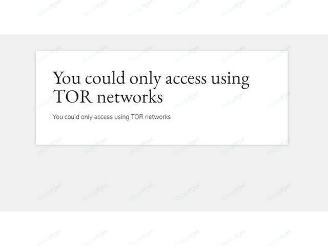 Tor Anonymous Communication Osclass Plugin - Security & Anti-Spam - Osclass plugins
