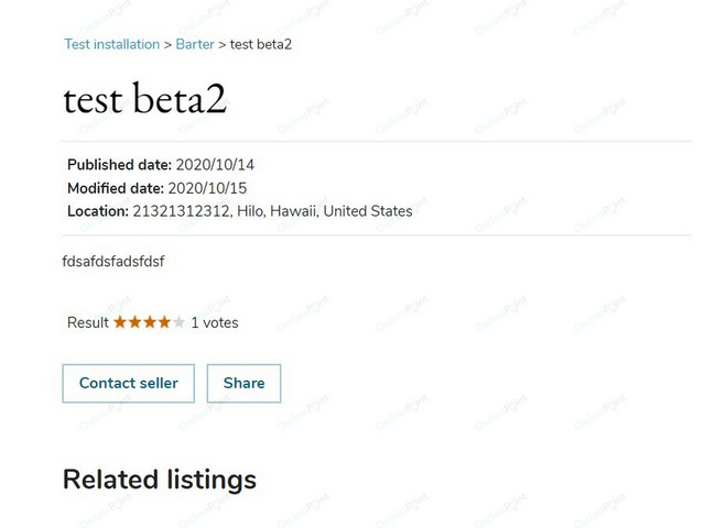 Voting Osclass Plugin - Reviews & Feedback - Osclass plugins
