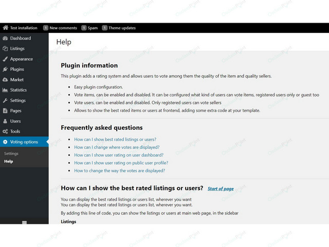 OsclassPoint.com - Voting Osclass Plugin
