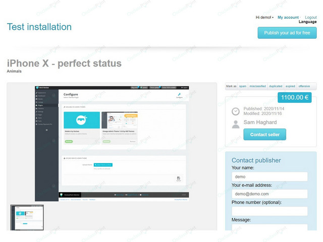 RealEstate Osclass Theme - Classifieds & Marketplace - Osclass themes