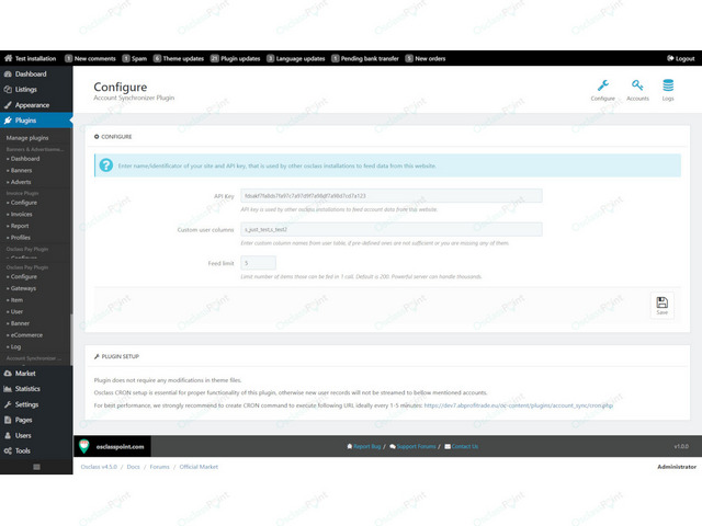 Account Synchronization Osclass Free Plugin - Osclass plugins - OsclassPoint.com