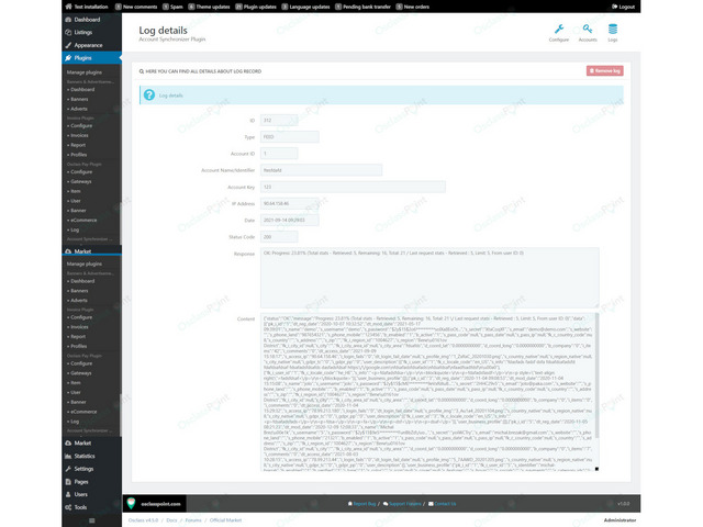 SEO, Speed & Admin - Account Synchronization Osclass Free Plugin