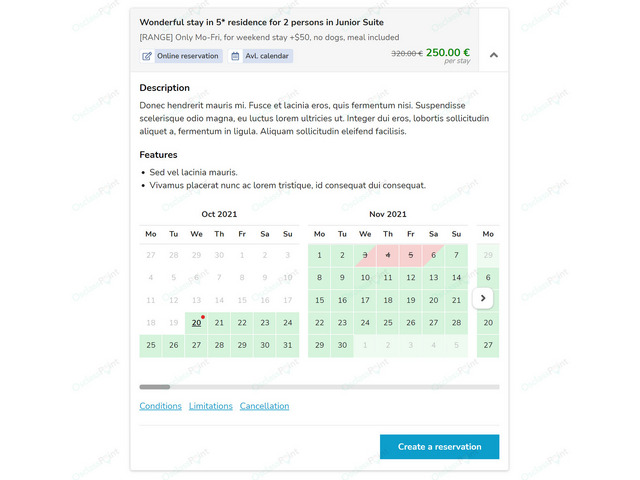 OsclassPoint.com - Booking & Calendar Osclass Plugin