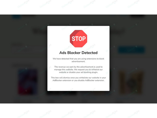 Ad Block Detector Plugin - Osclass plugins - OsclassPoint.com
