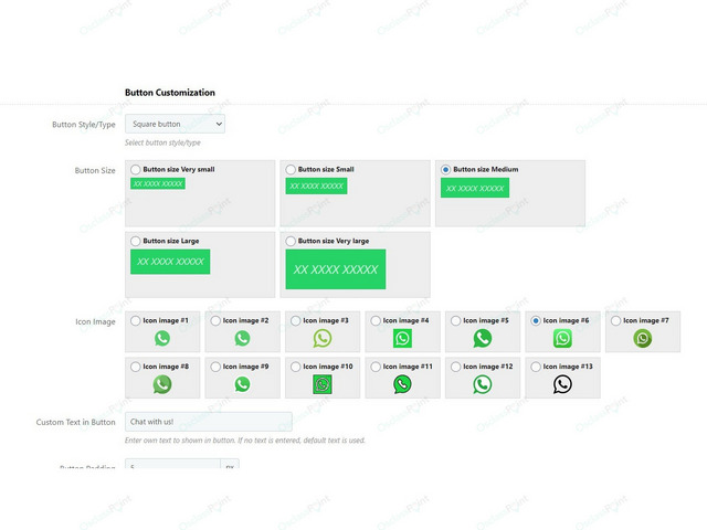 OsclassPoint.com - WhatsApp Chat Plugin