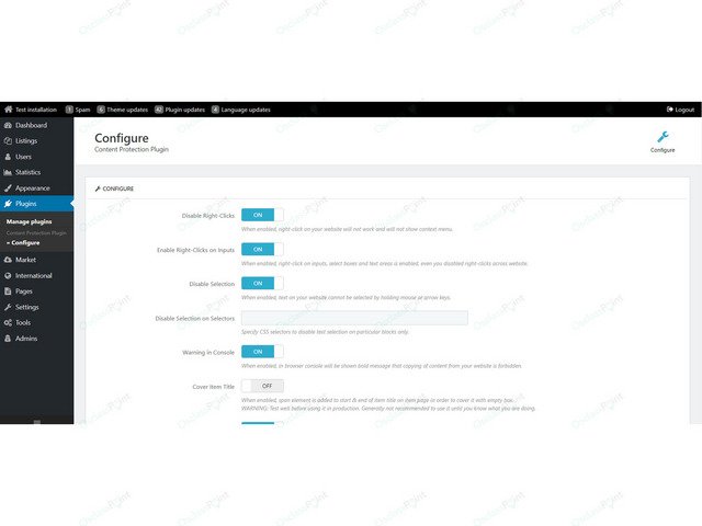 Content Protection Plugin - Osclass plugins - OsclassPoint.com