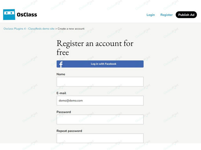 Facebook Instant Login Plugin - Osclass plugins - OsclassPoint.com