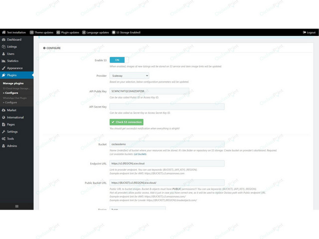 S3 Cloud Image Storage Plugin