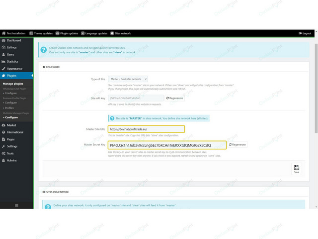 Multisite Manager Plugin - Osclass plugins - OsclassPoint.com