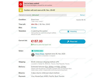 Auctions Osclass Plugin - Payments & Ecommerce - Osclass plugins