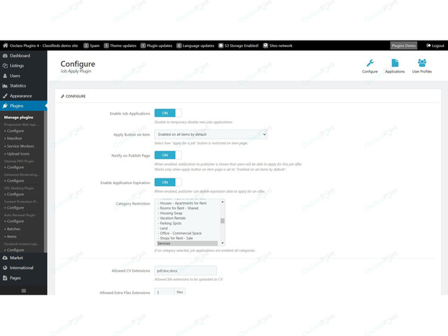 Job Application Form Plugin