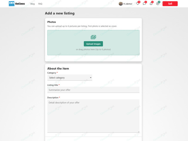 Classifieds & Marketplace - Zeta Osclass Theme