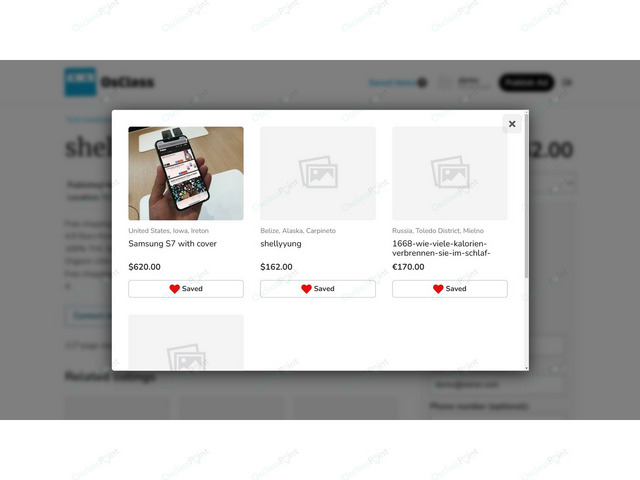 Design & Interface - Saved Items Plugin