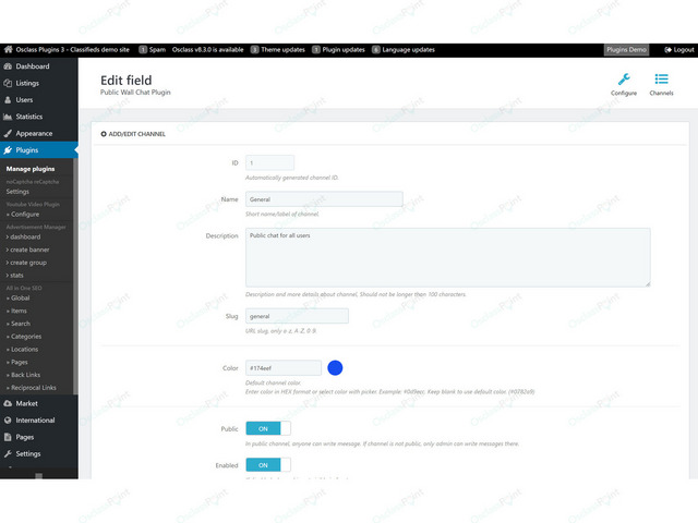 Wall Chat & Microfeed Plugin