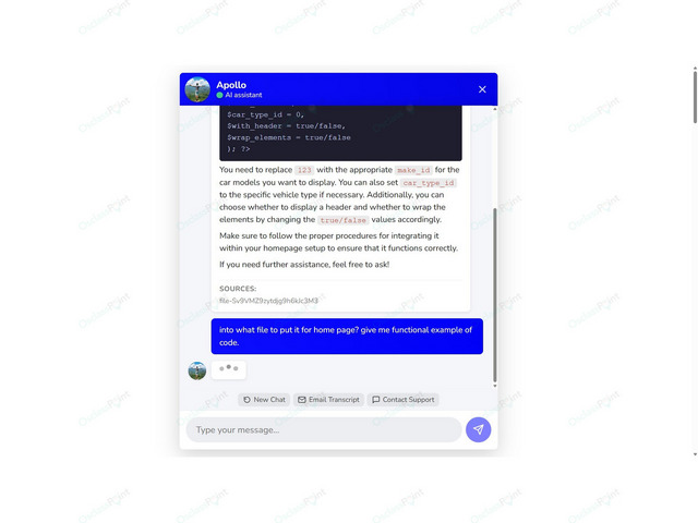 OsclassPoint.com - AI Support Agent Plugin with ChatGPT