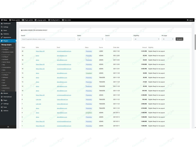 Payouts Plugin for Osclass Pay eCommerce - Osclass plugins - OsclassPoint.com