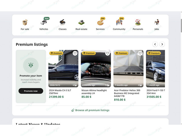 Eta Osclass Theme - Classifieds & Marketplace - Osclass themes